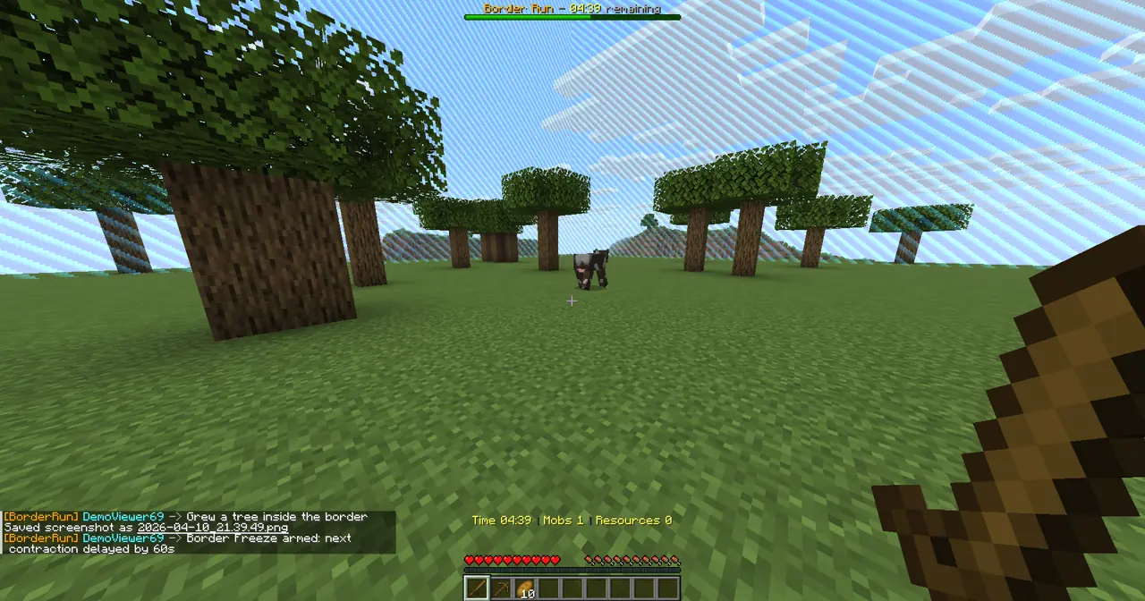 Border Run — Interactive Minecraft Game for TikTok LIVE | TT Interactive
