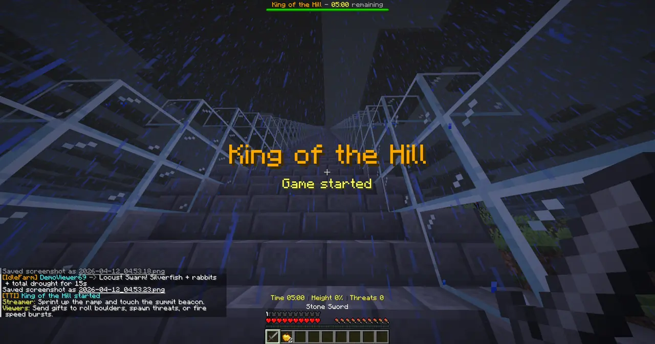 King of the Hill gameplay screenshot