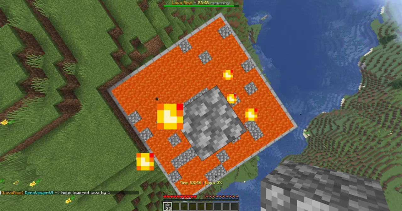 Lava Rise — Interactive Minecraft Game for TikTok LIVE | TT Interactive