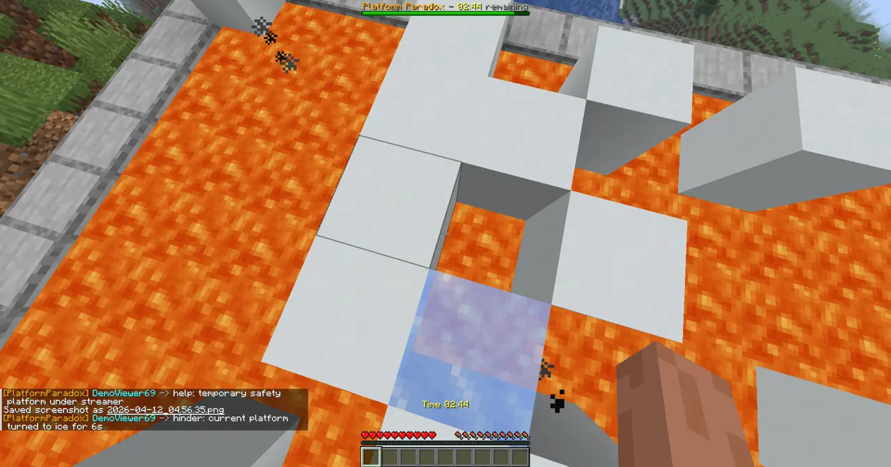 Platform Paradox gameplay screenshot showing 5+ coins