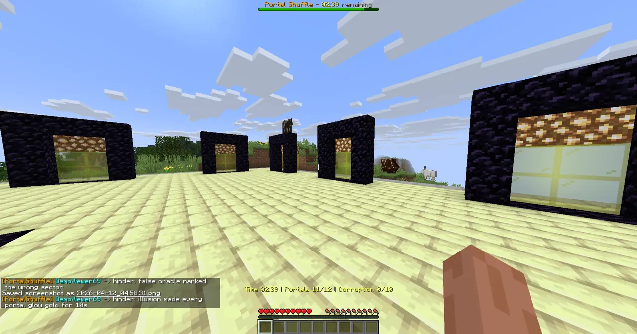 Portal Shuffle gameplay screenshot showing 99+ coins