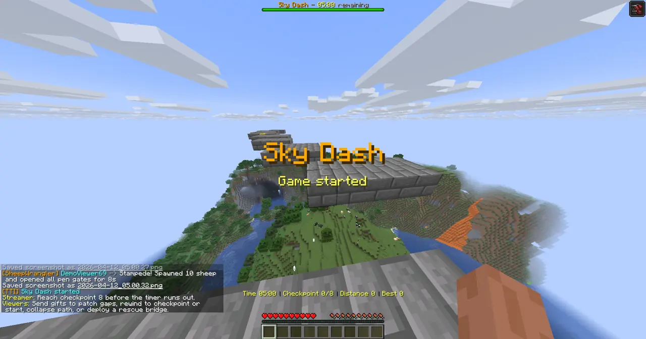 TikTok LIVE Minecraft Server | 4 Free Modes + 25 DLC Modes | TT Interactive