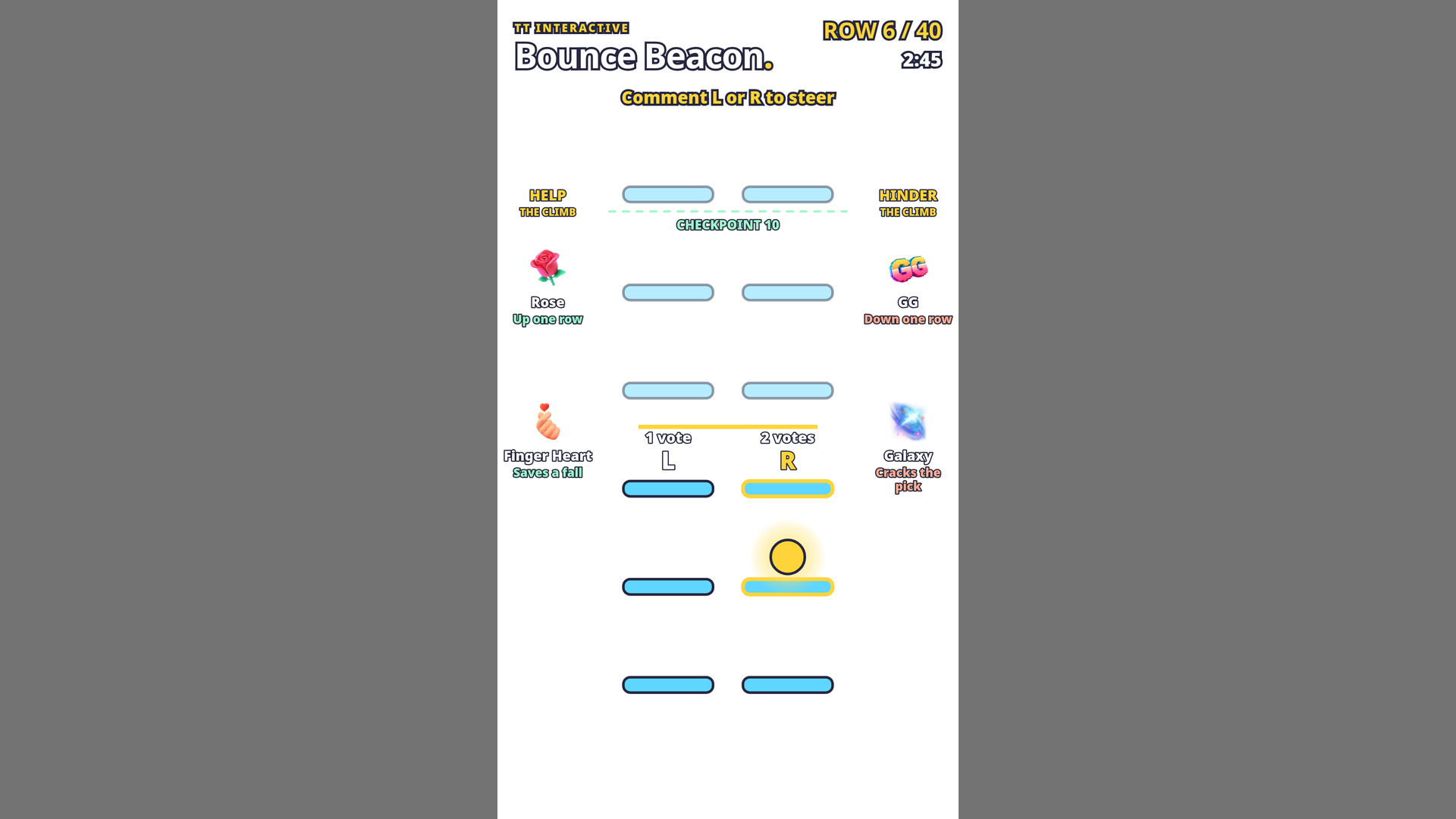 Bounce Beacon hero screenshot showing bounce beacon gifts