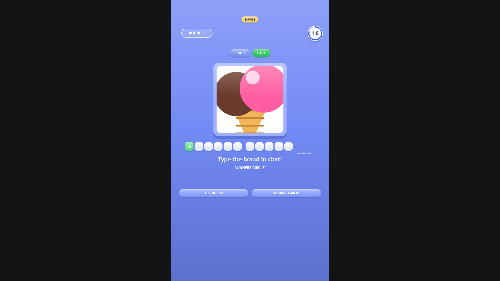 Guess the Logo hero screenshot showing active play