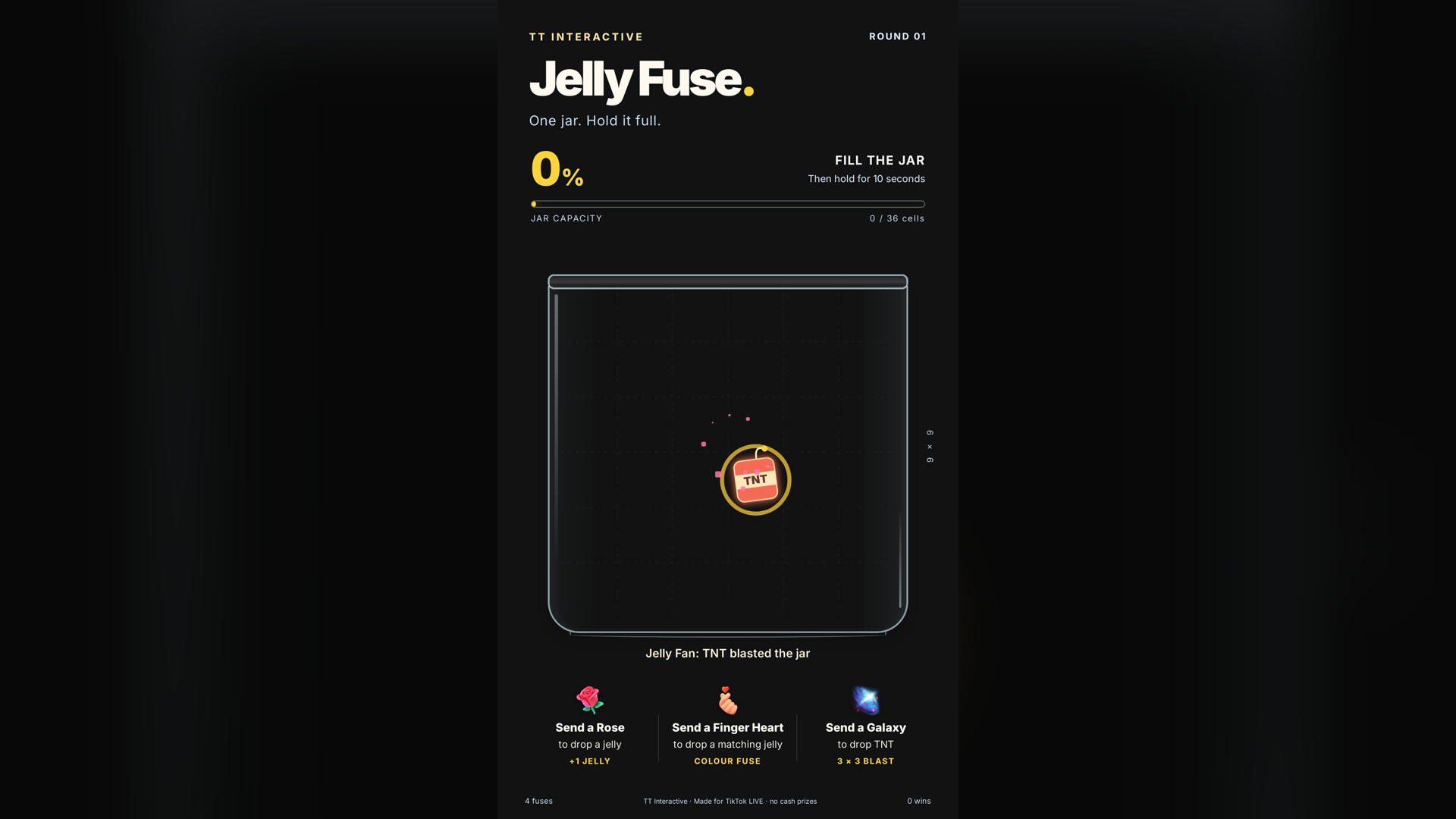 Jelly Fuse hero screenshot showing jelly fuse gifts