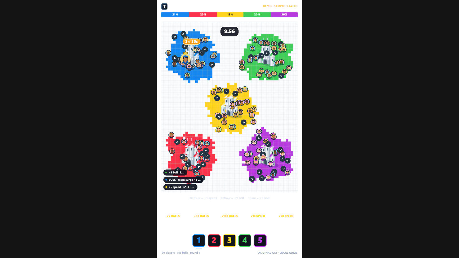 Territory War Castles hero screenshot showing active play