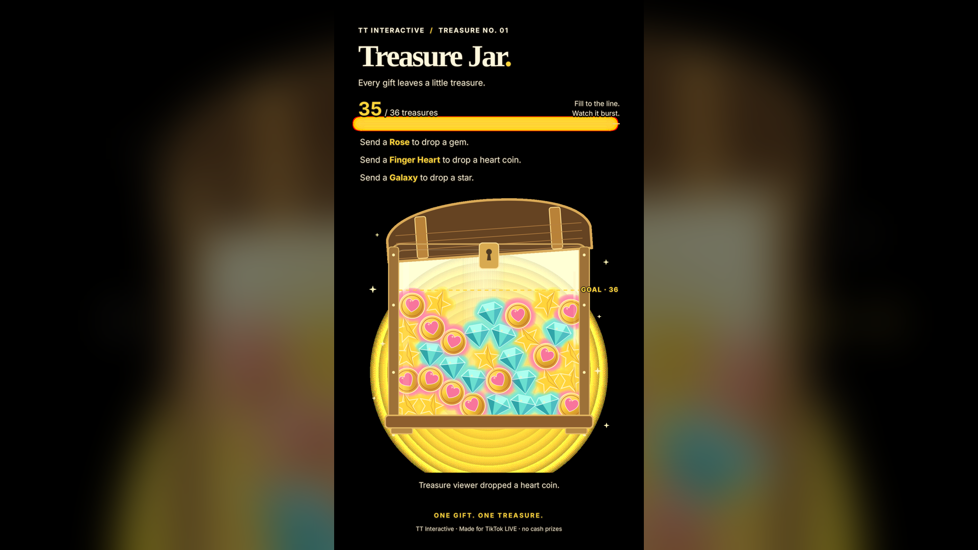 Treasure Jar: Gift Physics Jar Overlay | TT Interactive