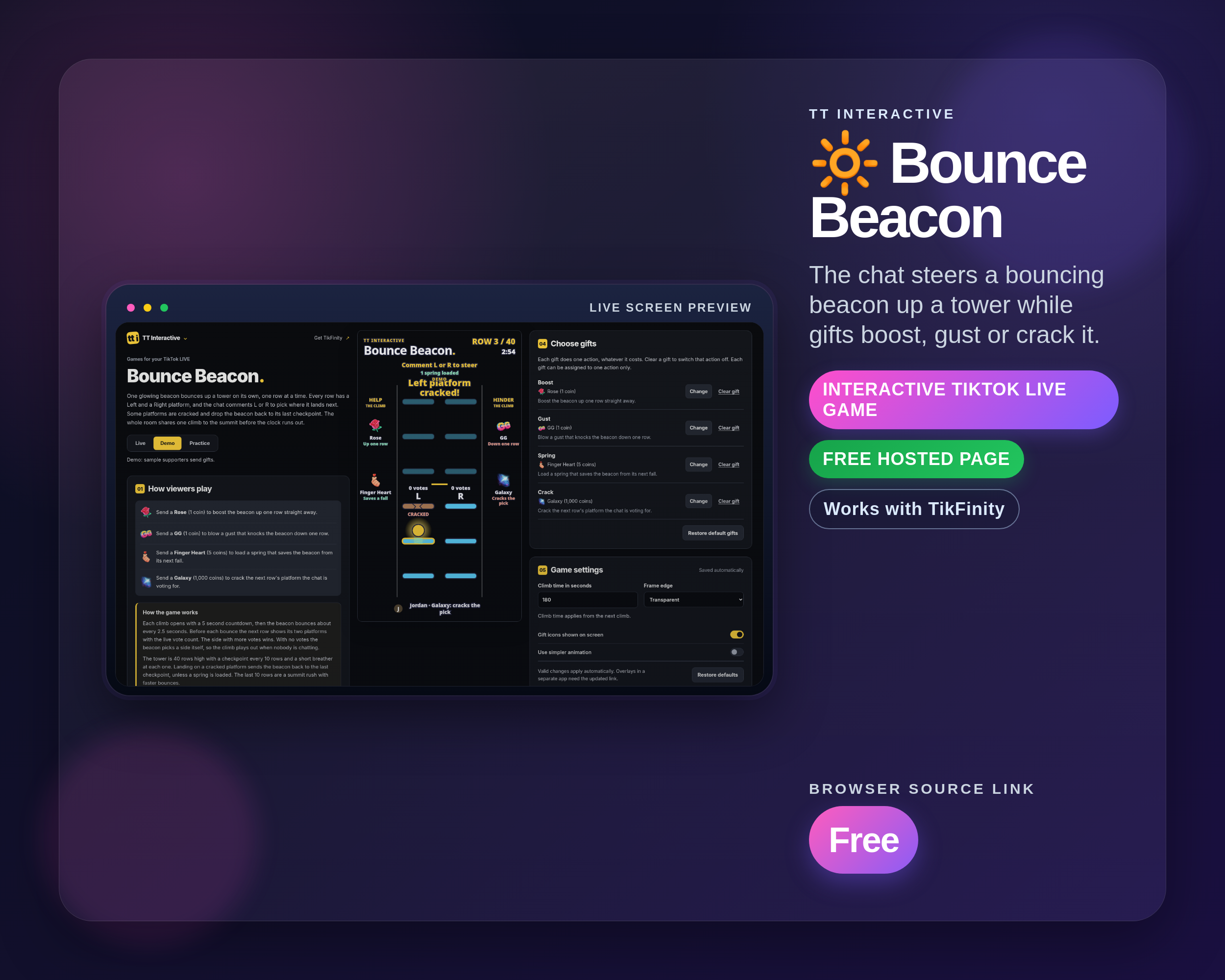 Bounce Beacon widget thumbnail