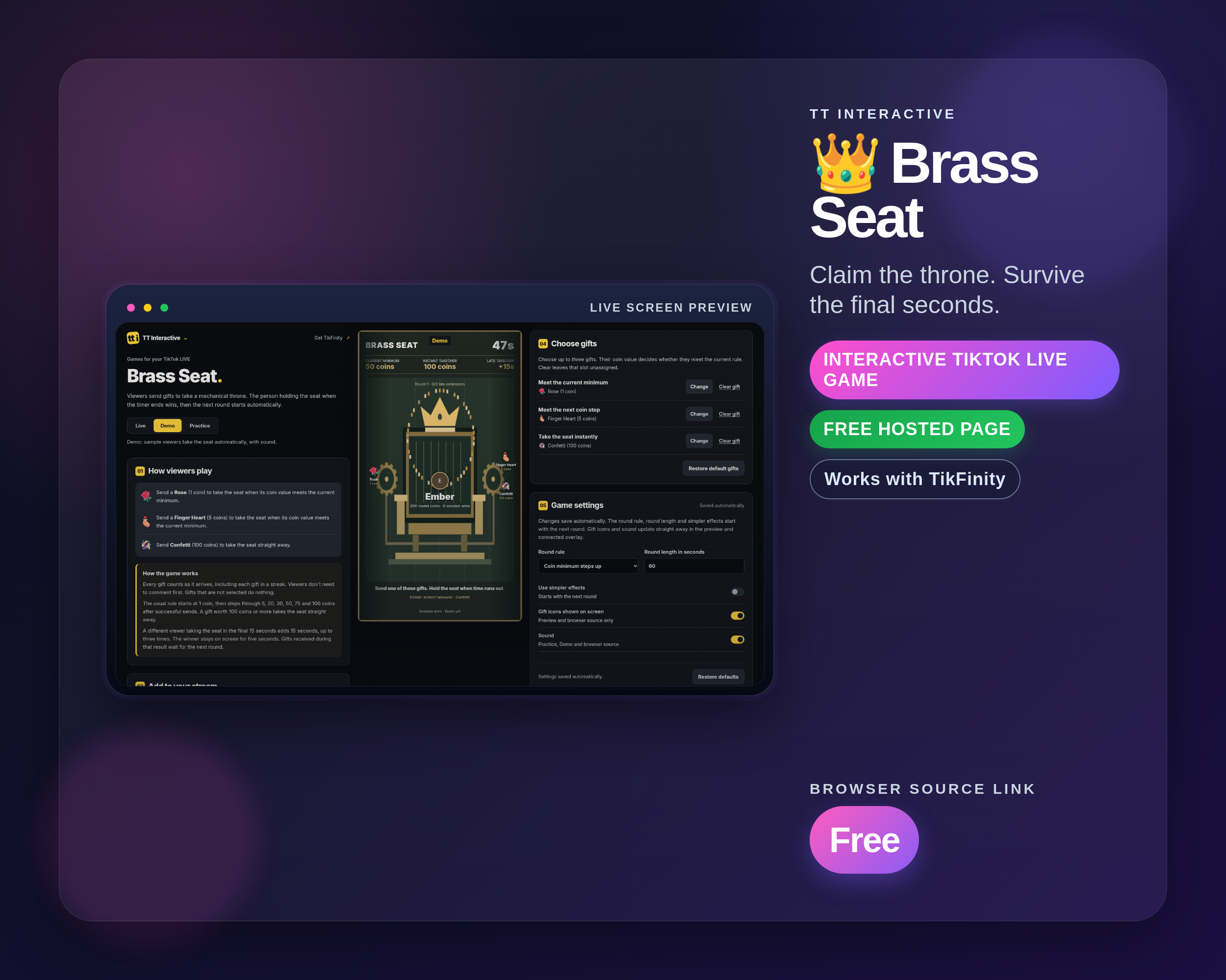 Brass Seat widget thumbnail