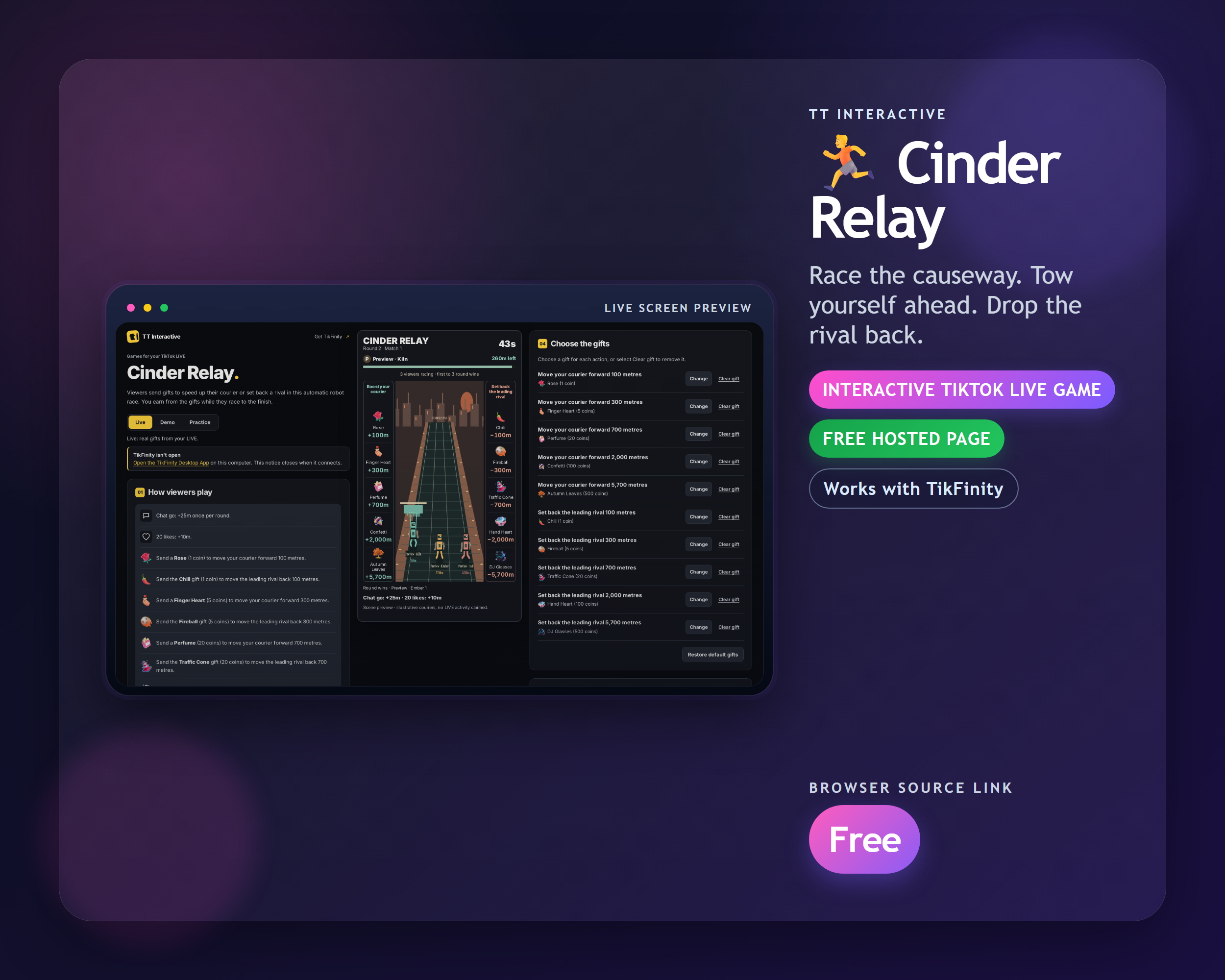 Cinder Relay widget thumbnail
