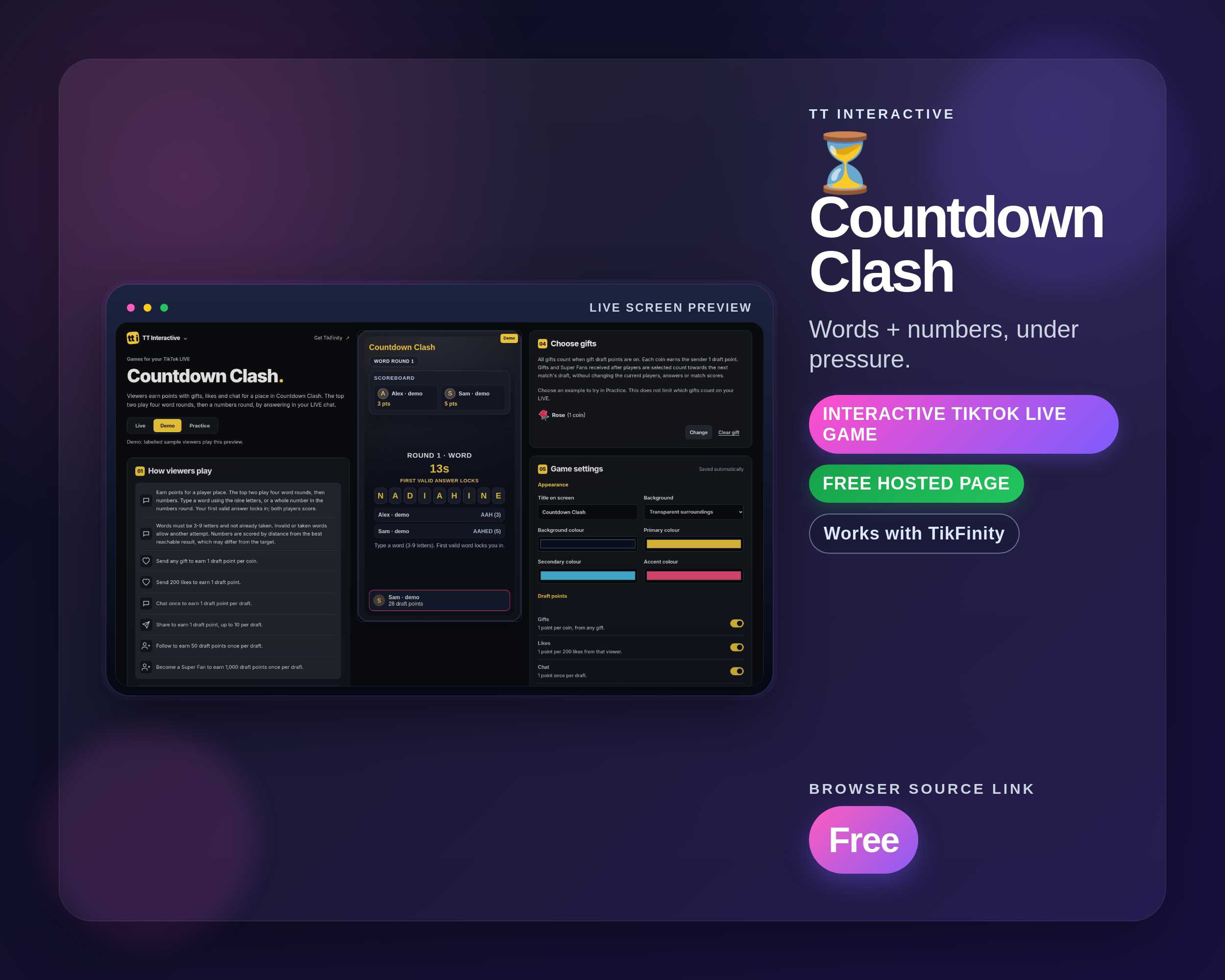 Countdown Clash widget thumbnail