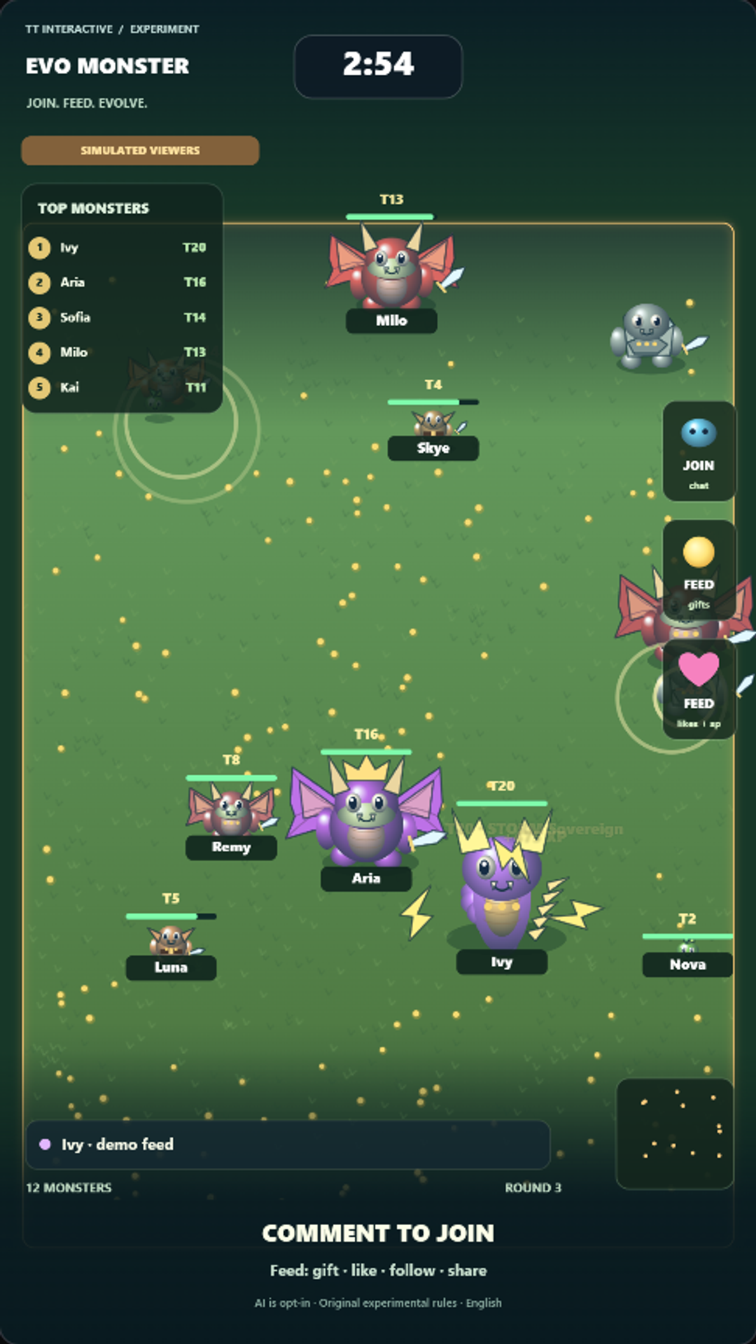 Evo Monster widget thumbnail