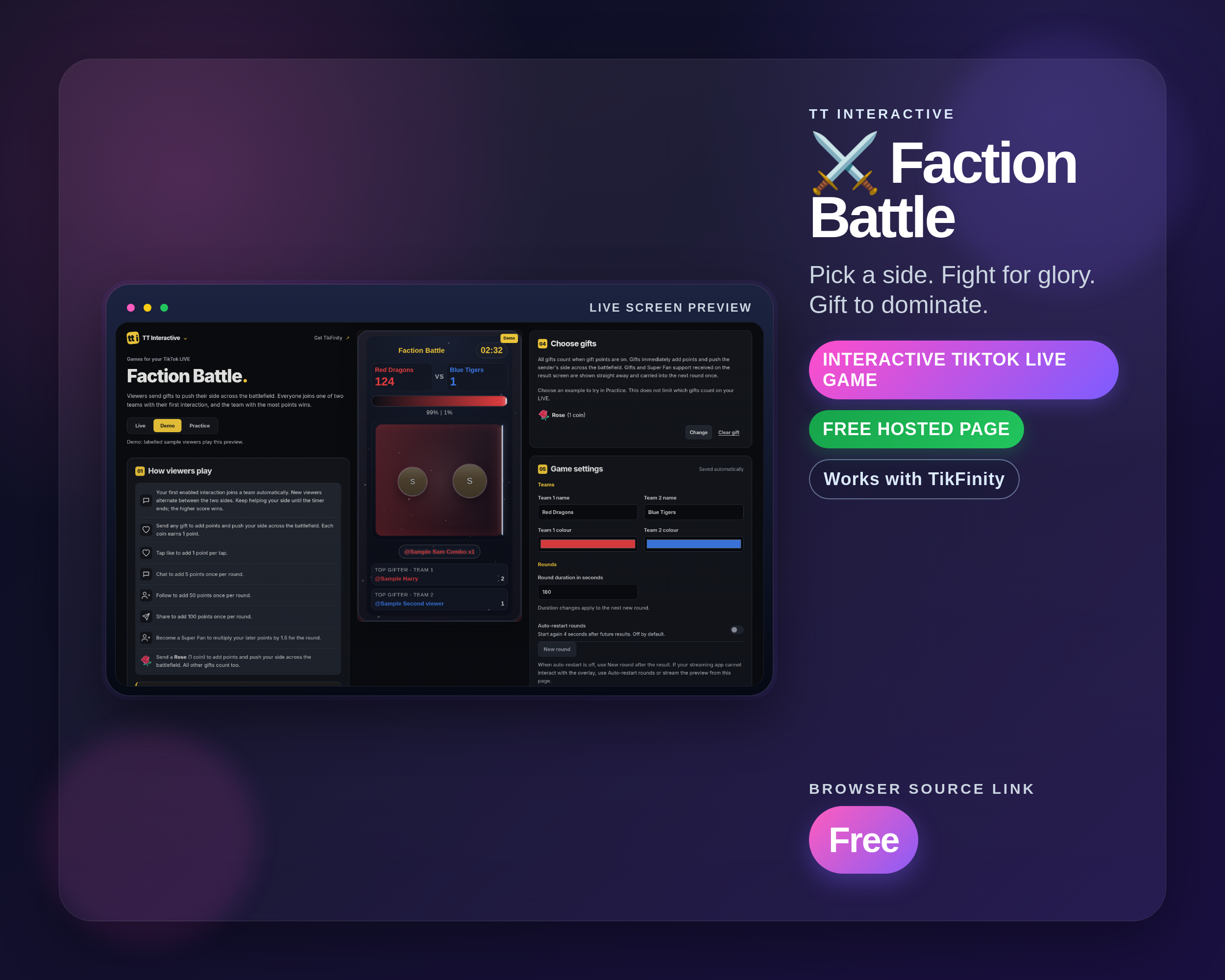 Faction Battle widget thumbnail