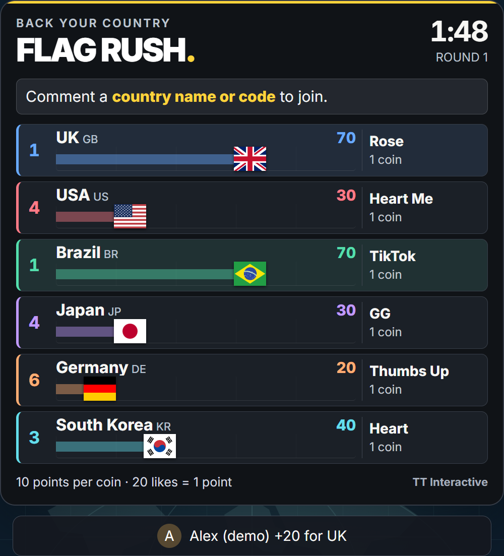 Flag Rush widget thumbnail