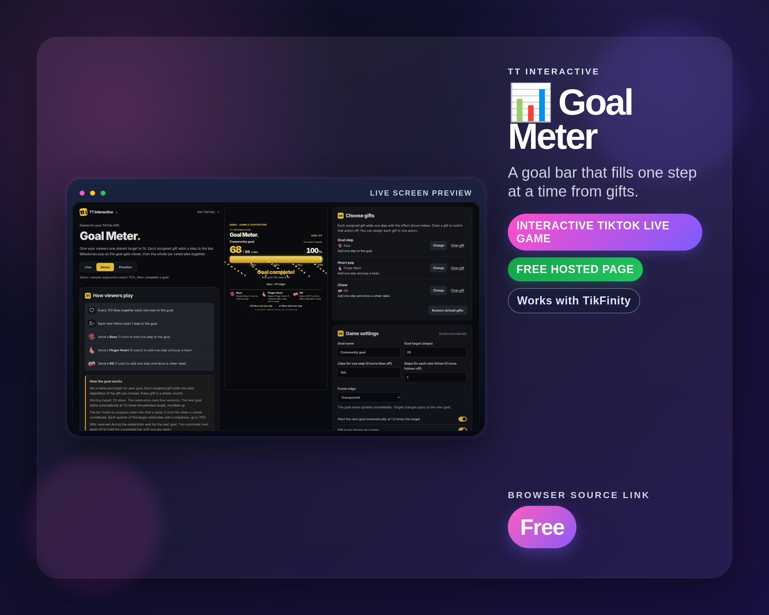 Goal Meter widget thumbnail