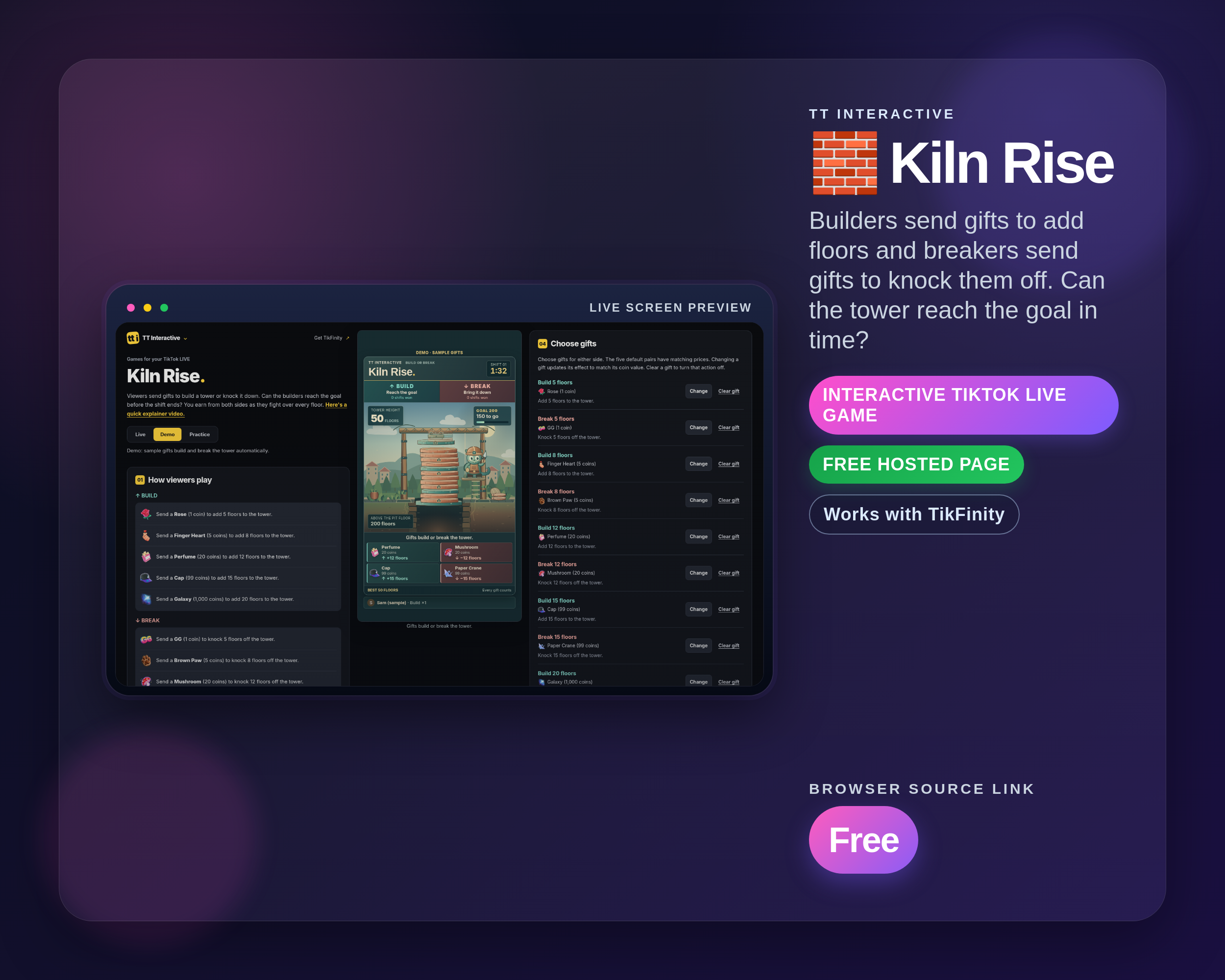Kiln Rise widget thumbnail