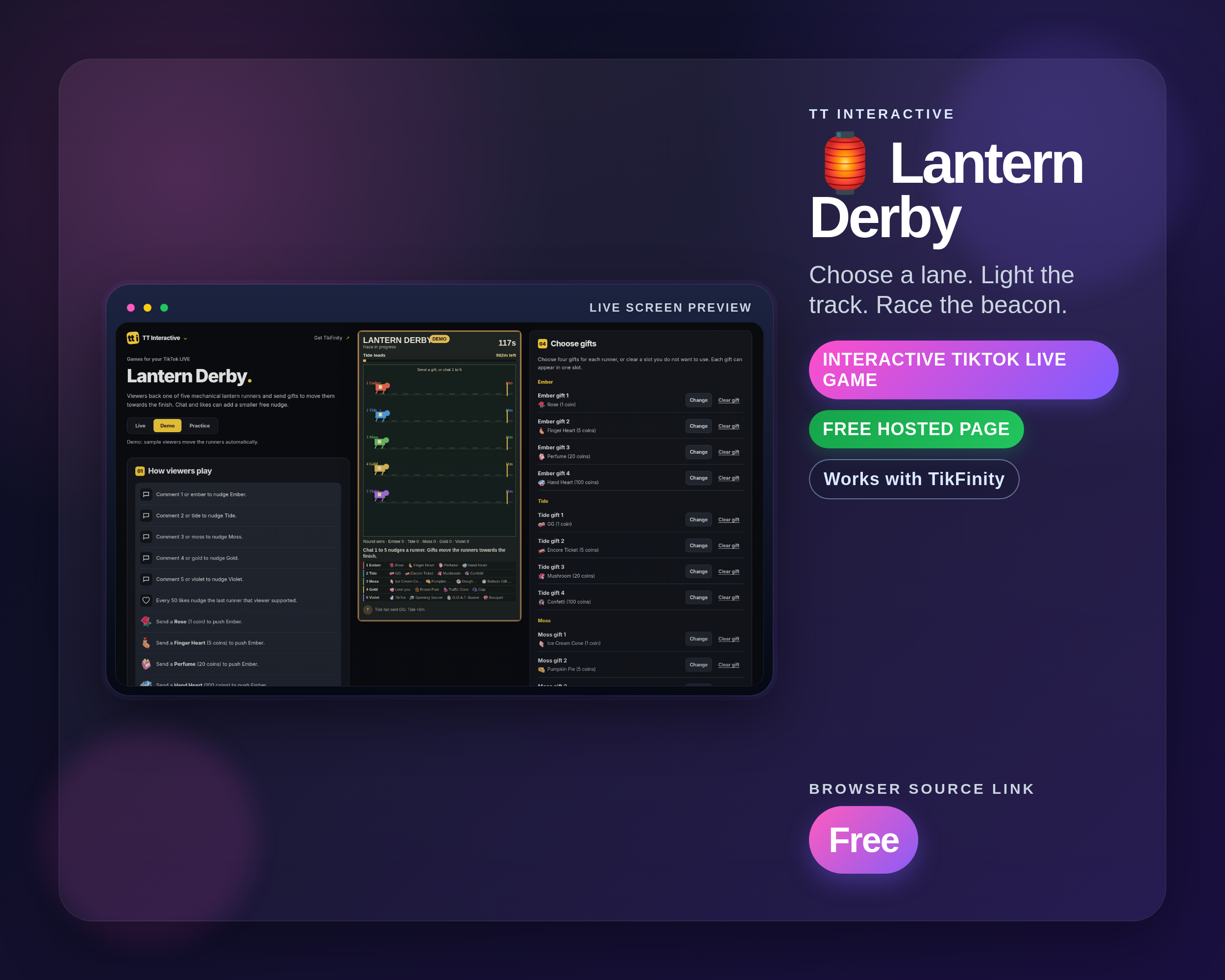 Lantern Derby widget thumbnail