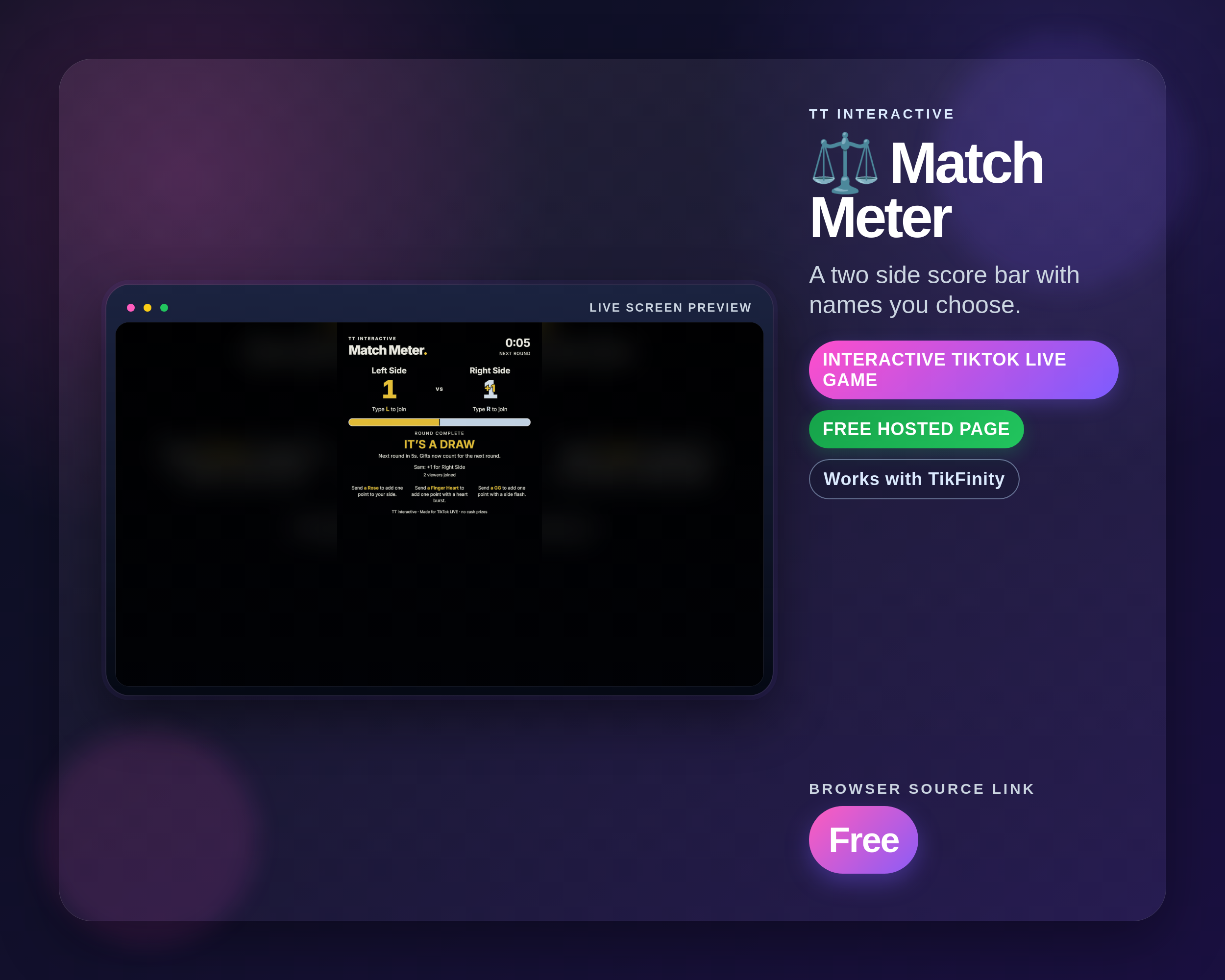 Match Meter widget thumbnail