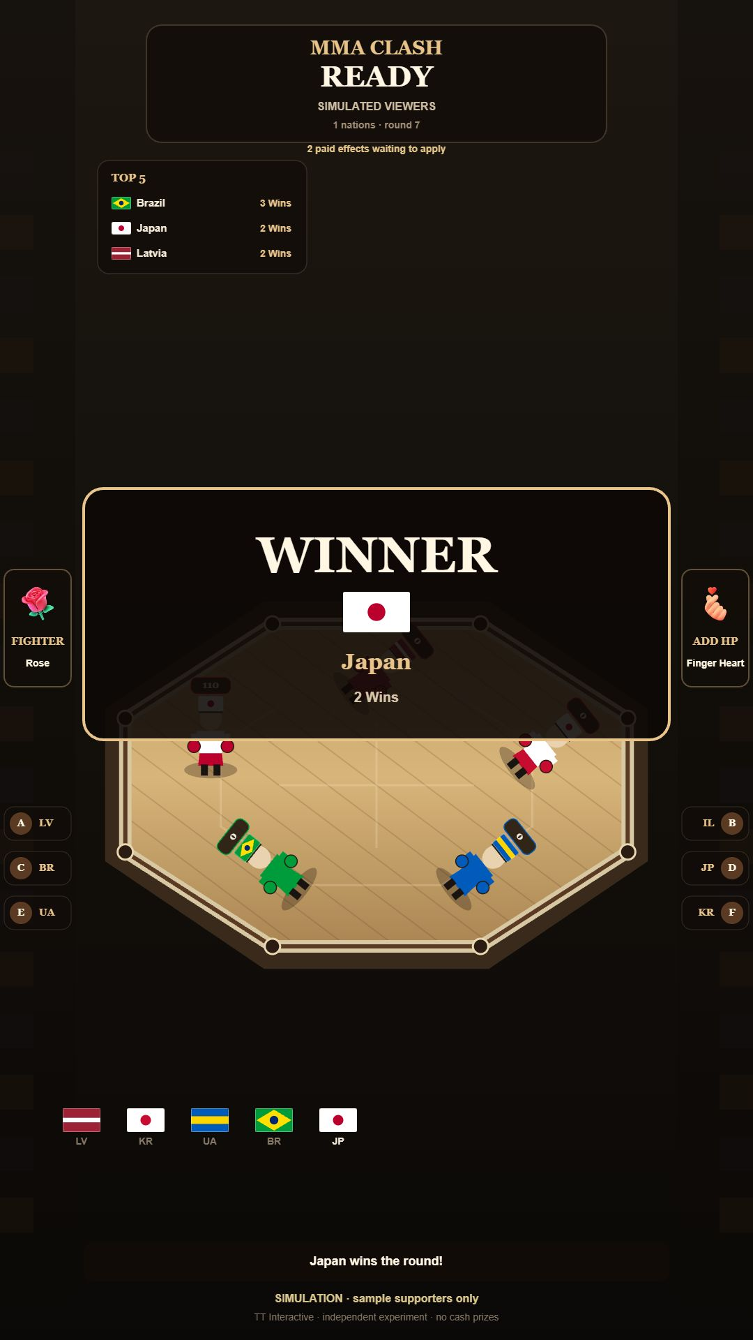 MMA Clash widget thumbnail