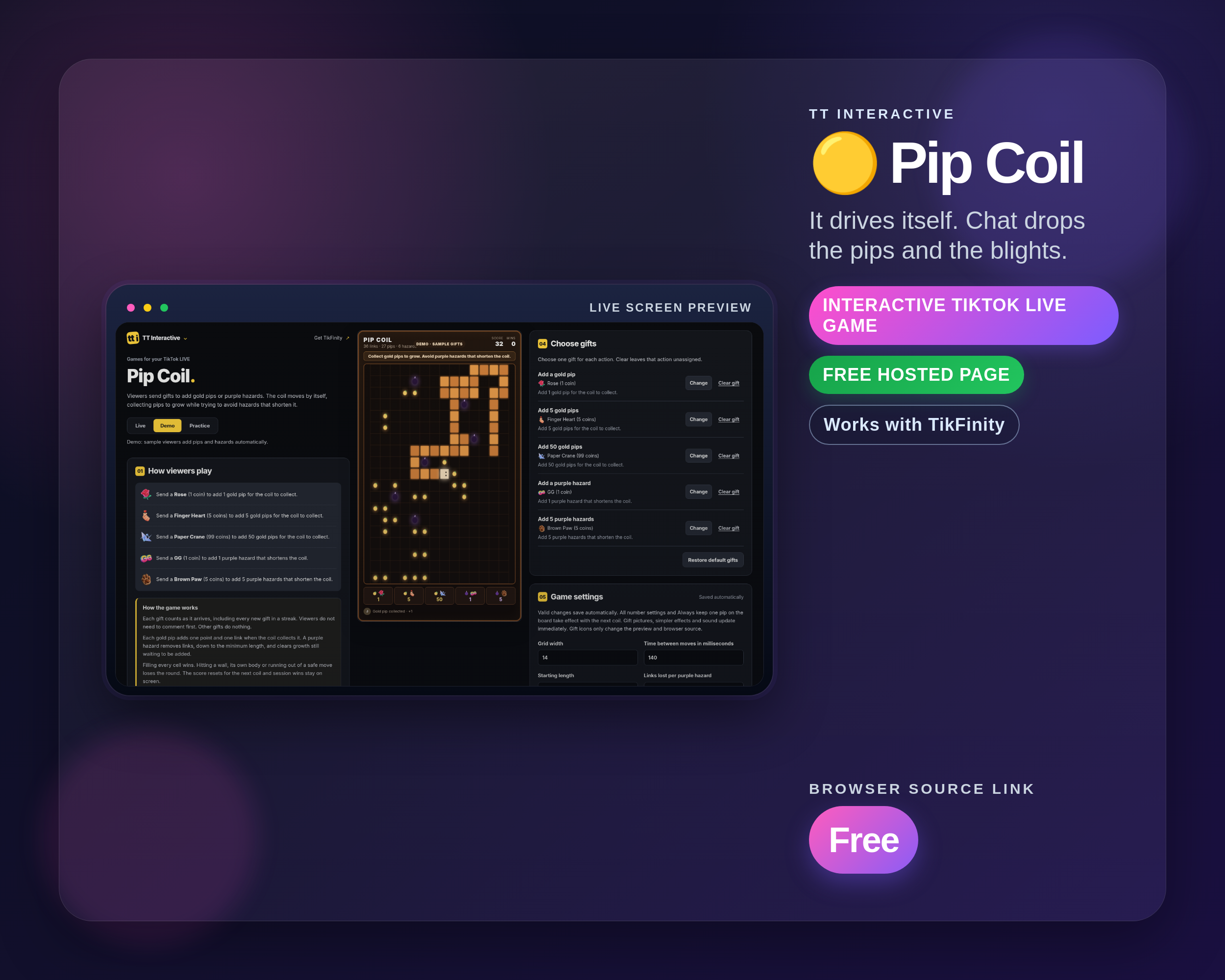 Pip Coil widget thumbnail
