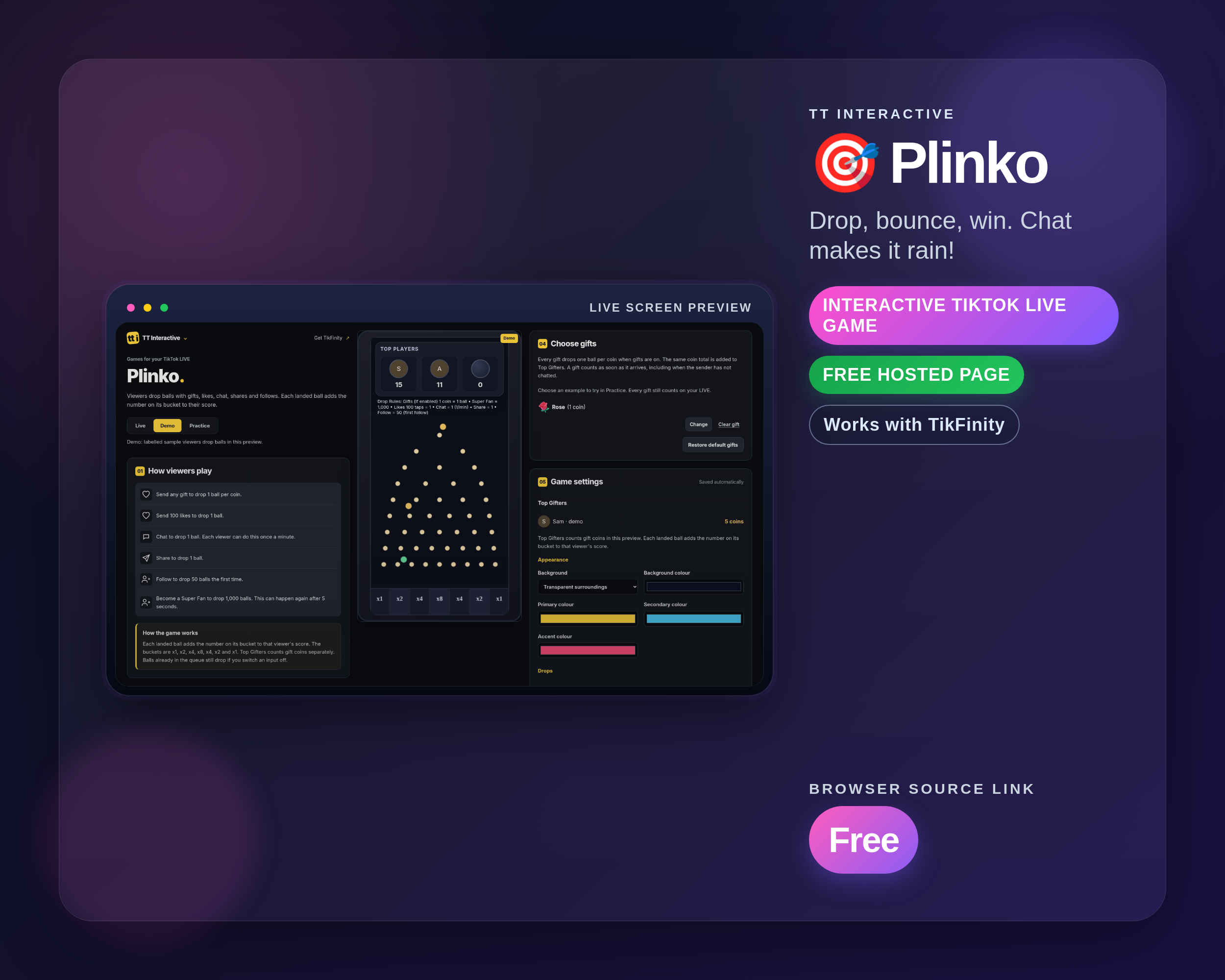 Plinko widget thumbnail