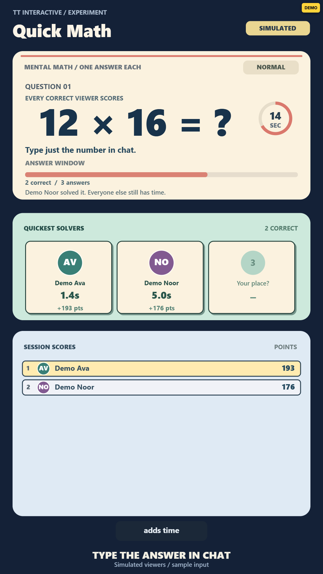 Quick Math widget thumbnail