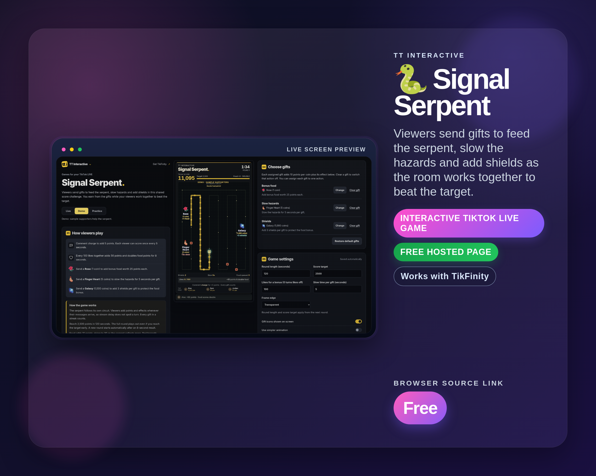Signal Serpent widget thumbnail