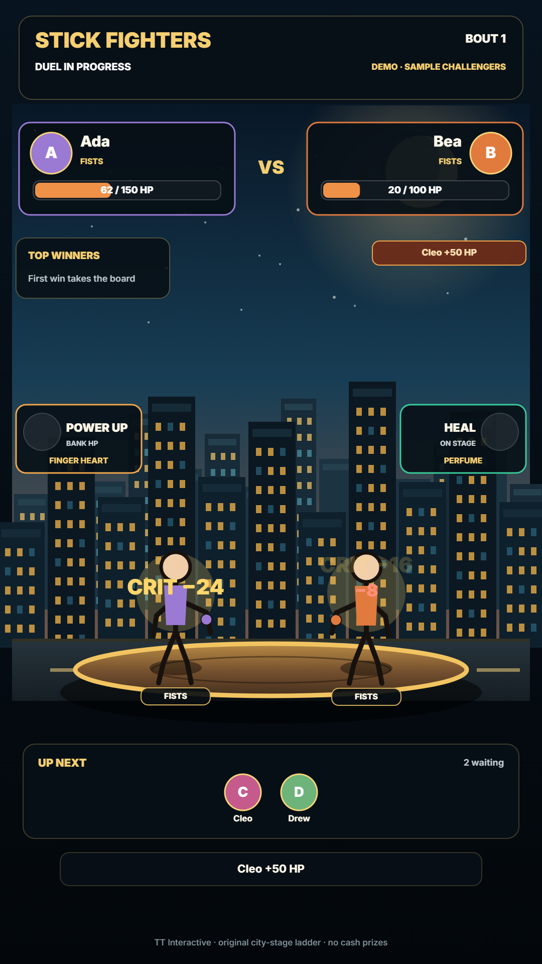 Stick Fighters widget thumbnail