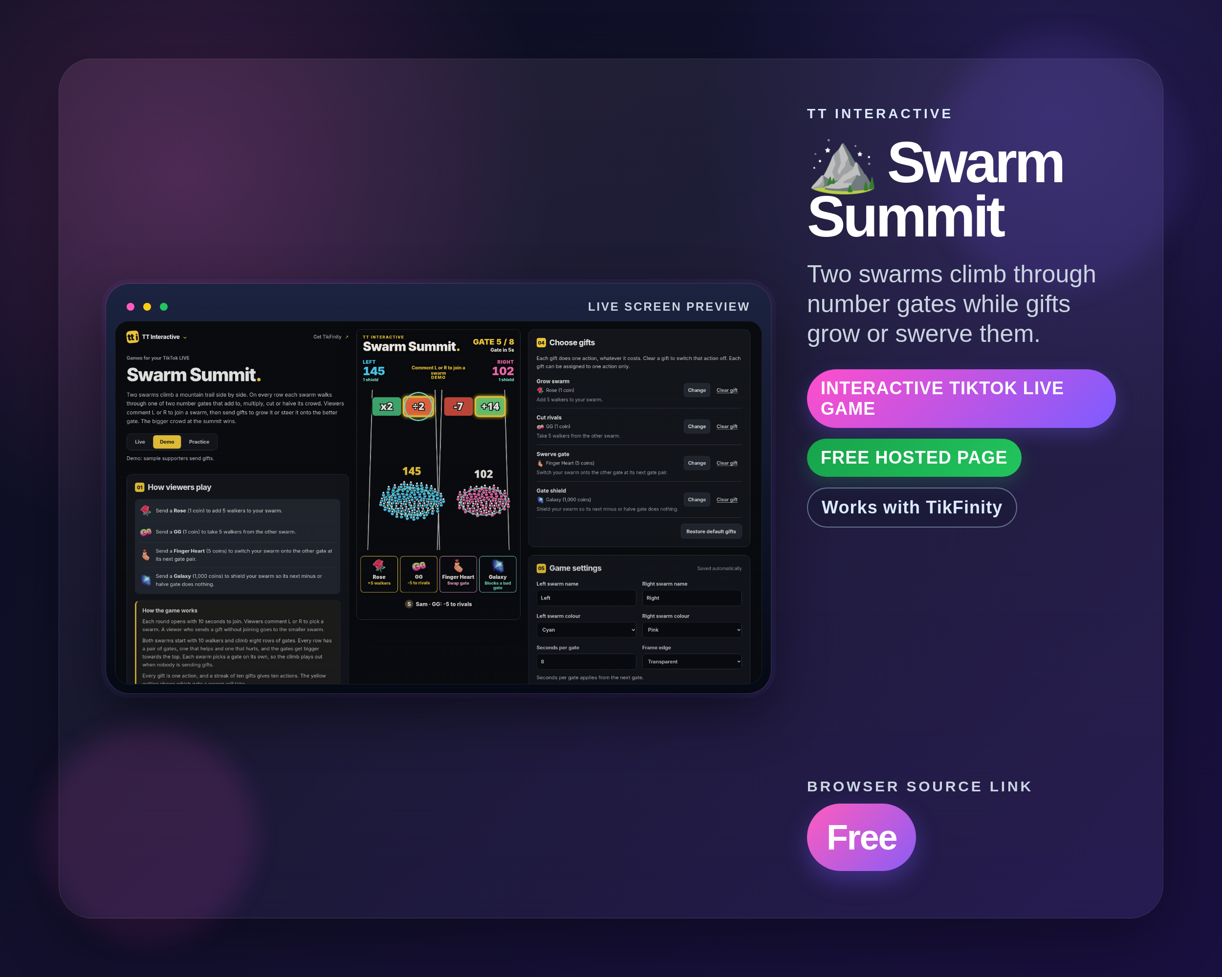 Swarm Summit widget thumbnail